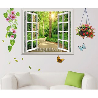 Decal cửa sổ trang trí A807