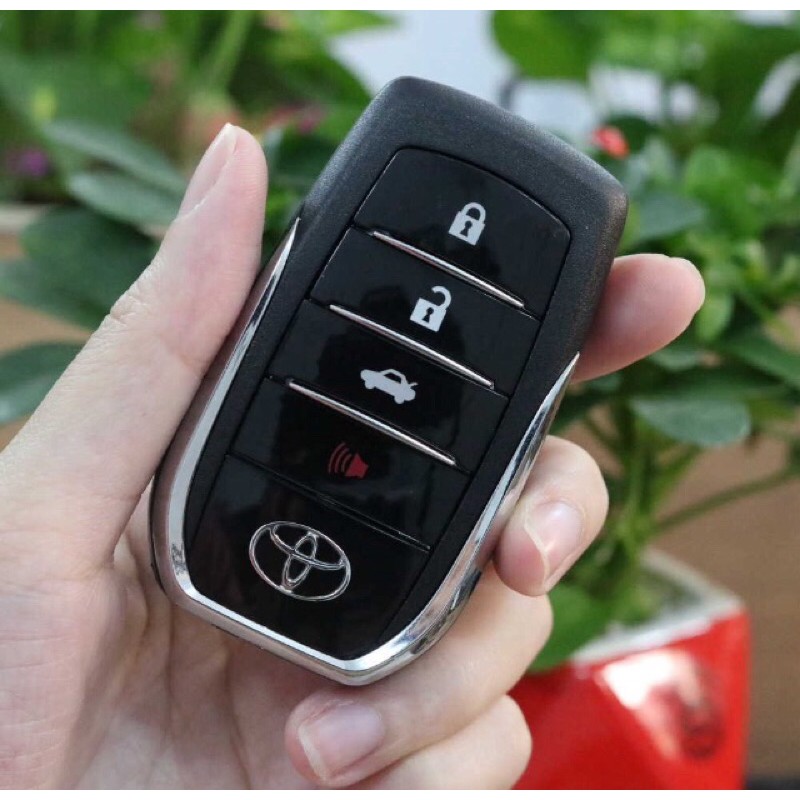 Vỏ độ gập TOYOTA ( 4 nút ) đời 2015 - 2020 xe Camry , Vios , Hilux , Fortuner , Land Cruiser