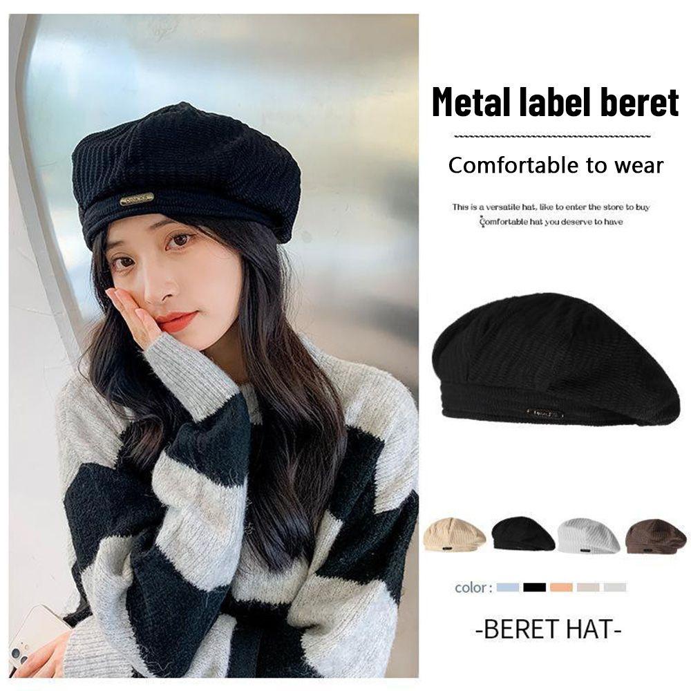 Mũ Beret Màu Trơn Phong Cách Cổ Điển MIHAN1