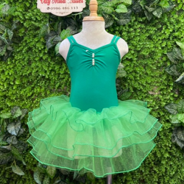 Váy múa ballet dây kép đan lưng (có sỉ từ 5c)