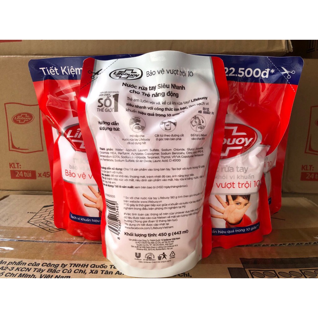 [ SIÊU KHUYẾN MÃI] TÚI NƯỚC RỬA TAY LIFEBOUY 450g | BigBuy360 - bigbuy360.vn