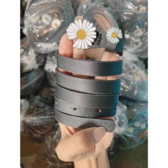 thắt lưng hoa cúc dây nịt 2 hoa cúc