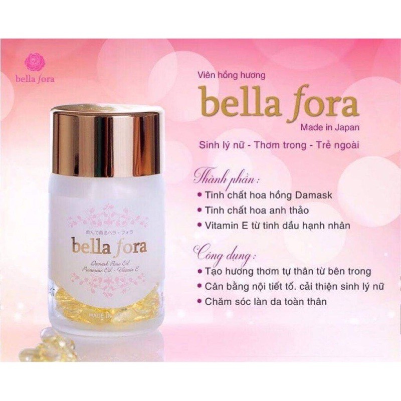 [ Mua 1 tặng Voucher 20k, tặng 1 Mask Collagen 40k] Viên Uống Thơm Cơ Thể Bella Fora | BigBuy360 - bigbuy360.vn