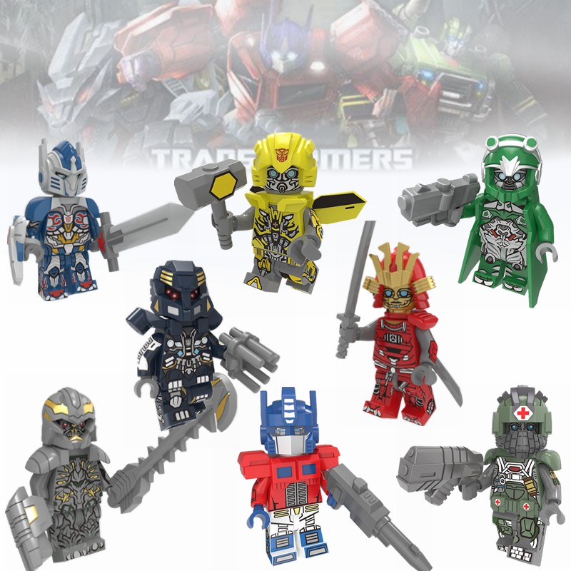 TRANSFORMERS Bộ Đồ Chơi Lego Xếp Hình Robot Bumblebee Optimus Prime