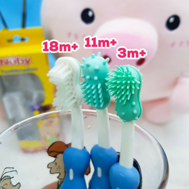 BỘ 3 BÀN CHẢI ĐÁNH RĂNG CHO BÉ