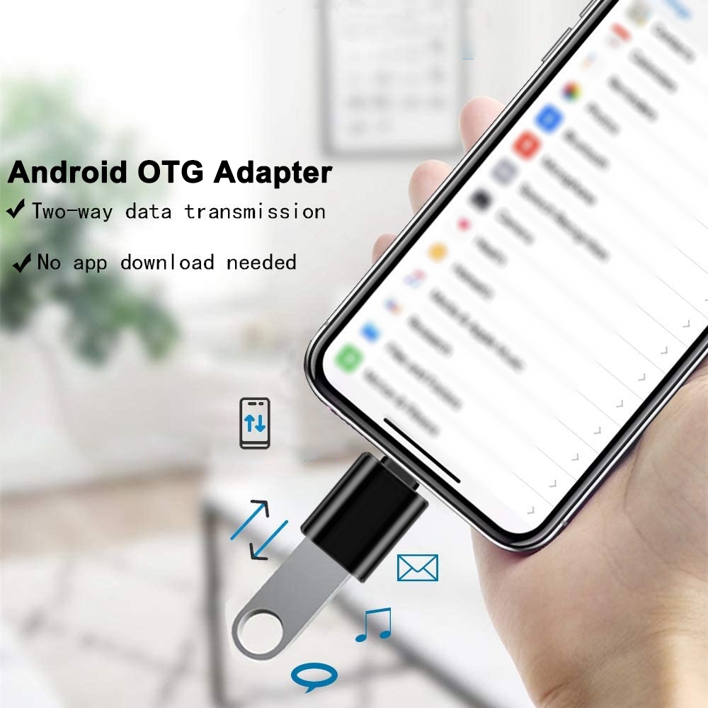 Bộ Chuyển Đổi Giao Diện Usb Sang Type-C 3.0 OTG Cho Mac Windows Điện Thoại
