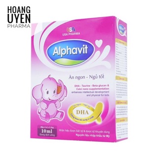 Alphavit ăn ngon ngủ tốt - Hộp 20 ống