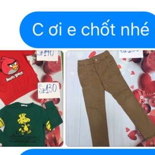 Áo & quần kaki mềm cho bé trai 2019