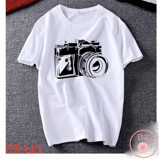 Áo thun Unisex -  máy ảnh canon màu đen - Cotton Thun Phong Cách Cá Tính - Cực Chất Và Đẹp