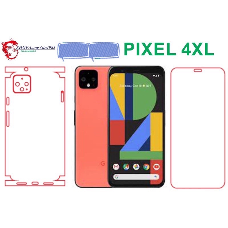 Google Pixel 4XL miếng dán trong Ppf mặt sau và mặt trước chống va đập chống trầy xước tốt
