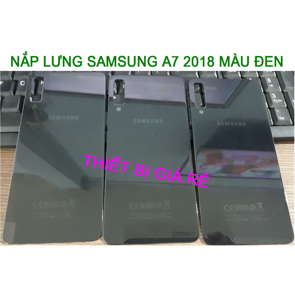 NẮP LƯNG SAMSUNG A7 2018 MÀU ĐEN
