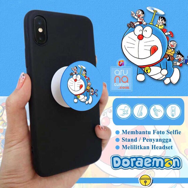 [XẢ KHO]Giá Đỡ Popsocket Dán Sau Ốp Lưng Điện Thoại Hình Tròn Hình Kitty