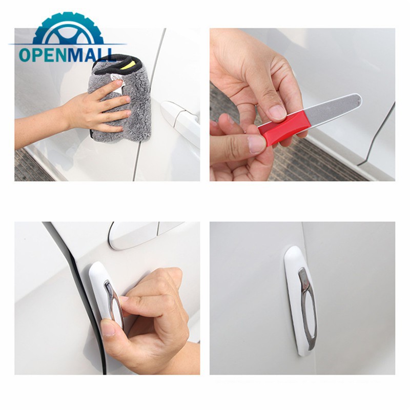 Set 4 sticker giả thanh mở cửa xe ô tô