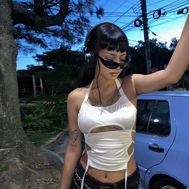 Áo Tank Top Cổ Tròn Màu Trơn Thời Trang 2022 Quyến Rũ Cho Nữ