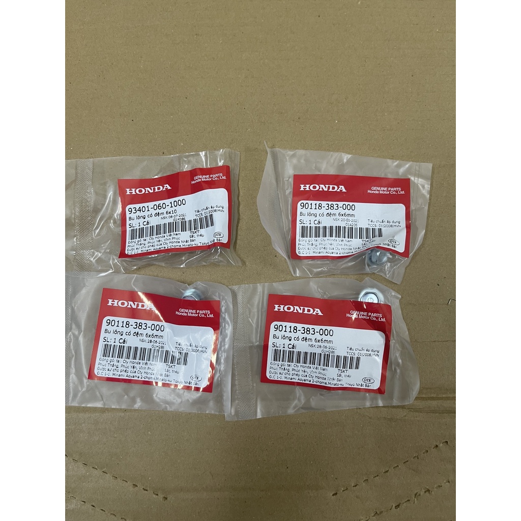 ốc bọc sên xe số hàng chính hãng 90118383000 934010601000