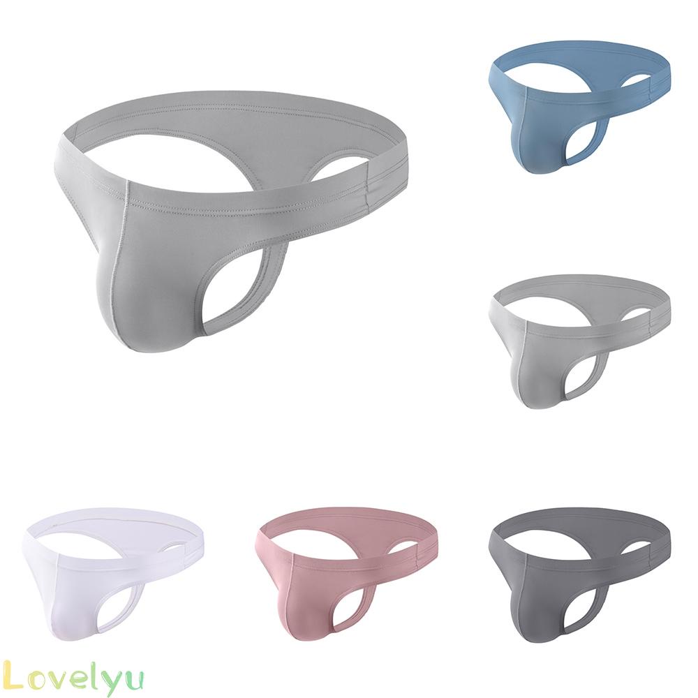 【Ready Stock】Men Briefs Modal Soft Pouch T-Shaped Thong U-Convex Underpant 1pcs Bikini@New