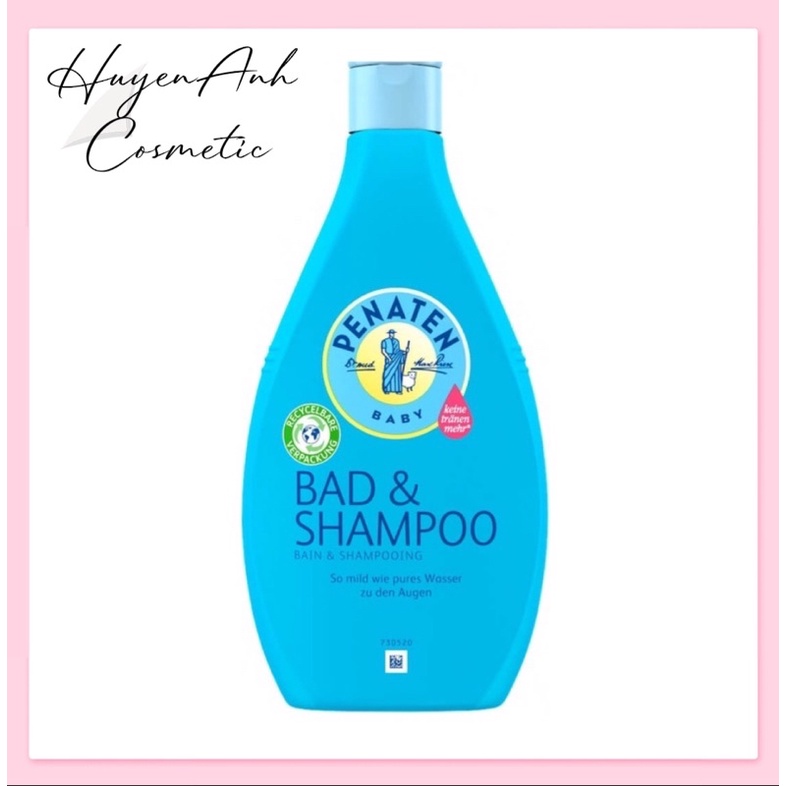 Sữa Tắm & Gội Penaten - Gute Nacht Bad + Bad & Shampoo - Cho Trẻ Từ Sơ Sinh