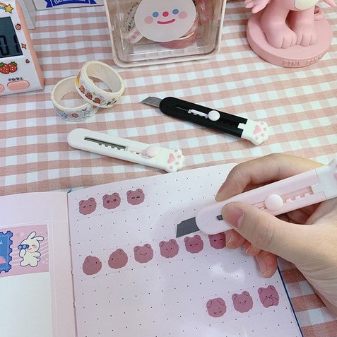 Dao Rọc Giấy Hình Chân Mèo Dễ Thương 88313 Siêu Thị 88