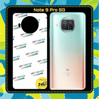 [Mã ELMS10 giảm 6% đơn 50K] Dán PPF Mặt Lưng Xiaomi Redmi Note 9 Pro 5G Trong Suốt ánh cầu vồng Chống trầy xước Va Đập