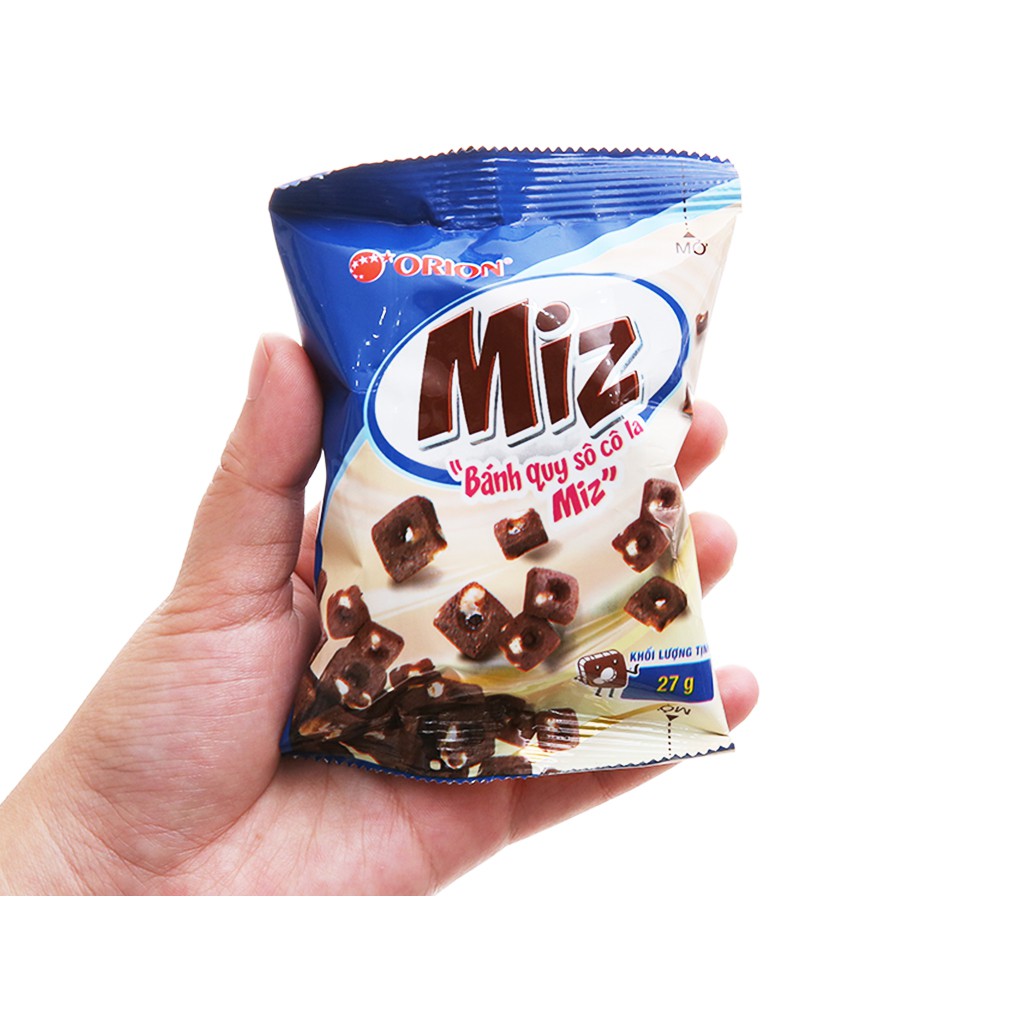 MIZ BÁNH QUY SÔ CÔ LA MIZ SOCOLA ORION HỘP 54G XỘP XỘP CỰC NGON BÉ NÀO CŨNG THÍCH