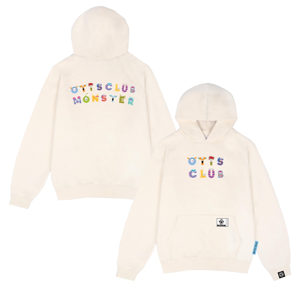 Áo khoác hoodie nỉ cotton chui đầu Local Brand OTIS CLUB - HOODIE MONSTER