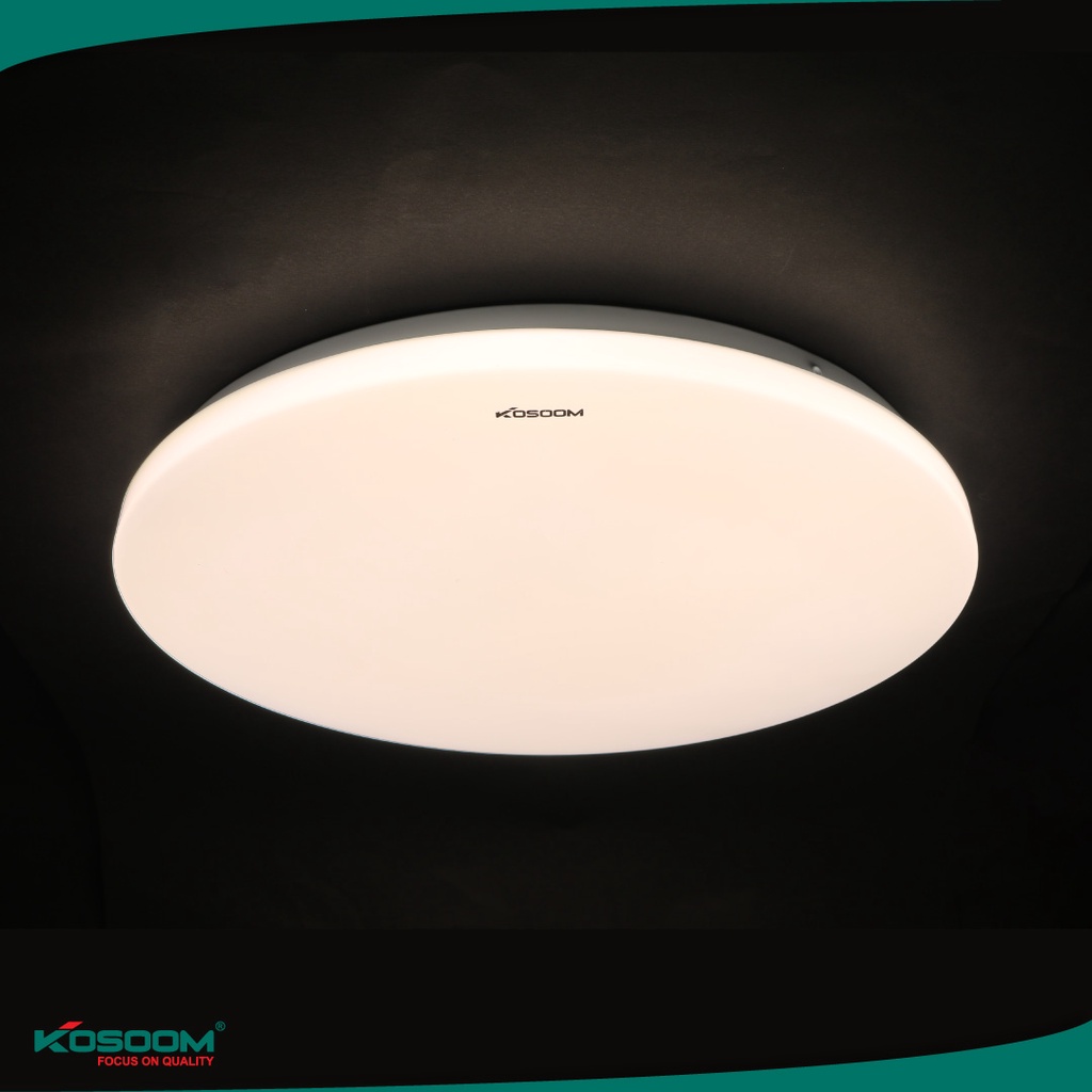 Đèn led ốp trần ánh trăng Kosoom 24W-18W-14W đổi 3 màu ánh sáng bảo hành 3 năm