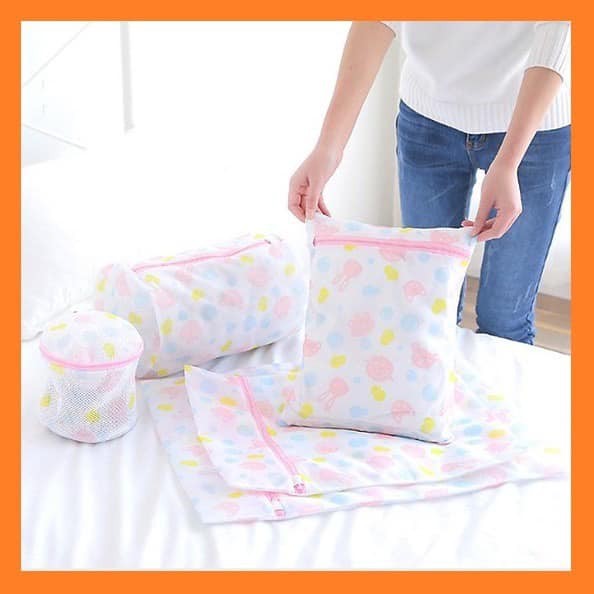 Set 5 Túi Giặt Quần Áo,Đồ Lót Đủ Kích Thước