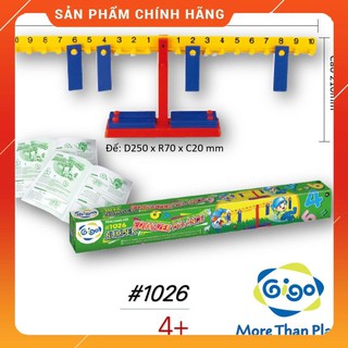 Bộ Gigo toys Chiếc cân dạy học toán mầm non mẫu giáo 1026
