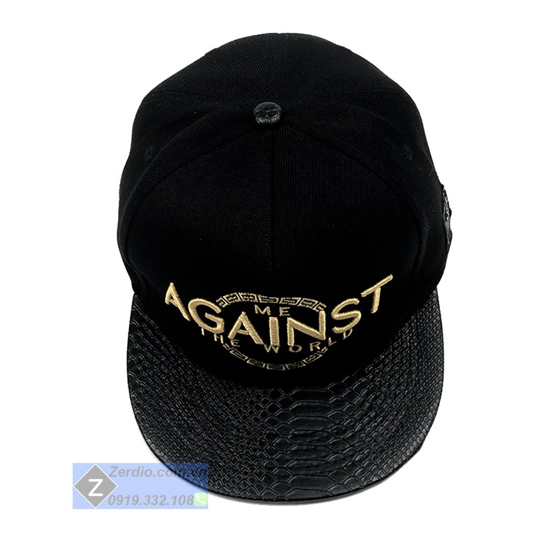 Nón nam nữ snapback Against hiphop đen cao cấp cho cả nam và nữ