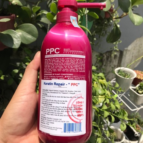 Kem ủ tóc, phục hồi hư tổn PPC Keratin 750ml ( chính hãng)