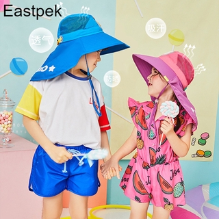 Nón Bucket Vành Rộng Họa Tiết Khủng Long Dễ Thương Thời Trang Đi Biển Mùa Hè Cho Bé Trai Và Gái