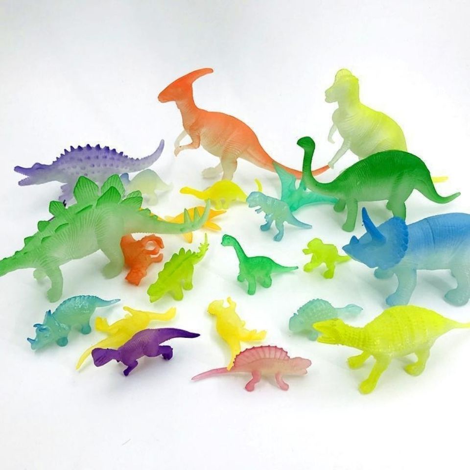 Mô hình khủng long bằng cao su mềm phát sáng độc đáo cho bé