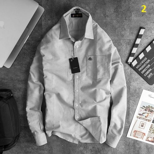 Áo sơ mi nam aberr màu xanh da | BigBuy360 - bigbuy360.vn