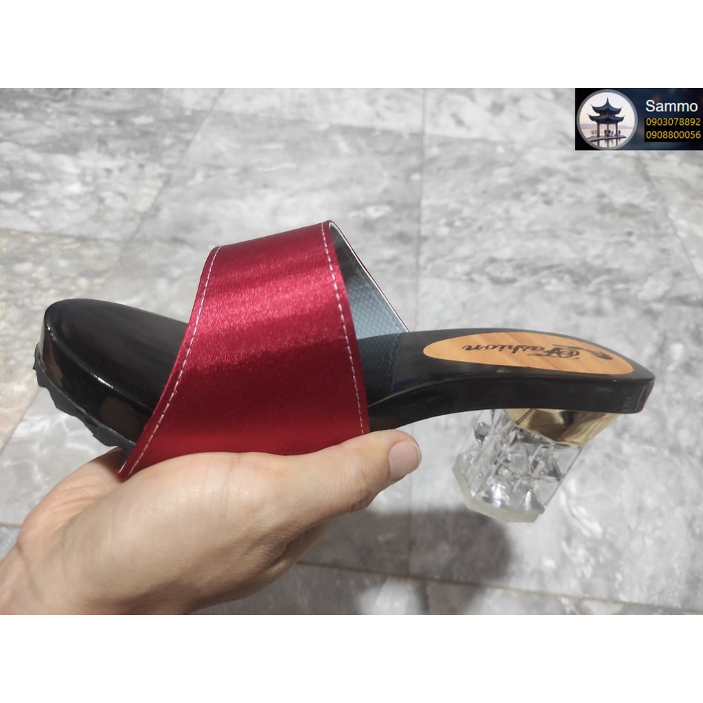 Guốc Gỗ Guốc Mộc Đế Trong Cao 8 phân