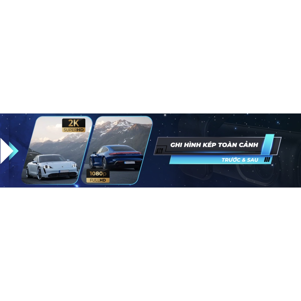 Camera Hành Trình Vietmap TS-2K Ghi Hình 2 Mắt - Thiết Kế Thỏi Son tặng thẻ nhớ 64gb