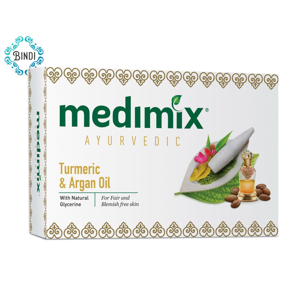 Xà Phòng Medimix Nghệ & Dầu Argan trị mụn và thâm