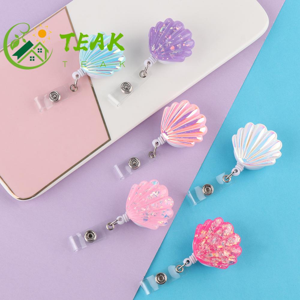 1 Dây Đeo Thẻ Id Hình Vỏ Sò Thời Trang