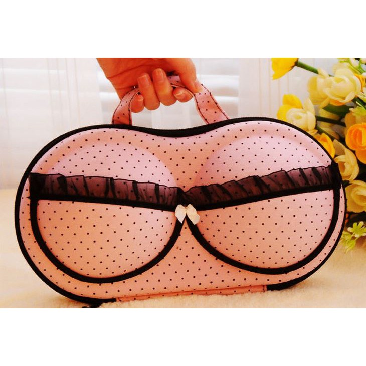 Hộp để áo lót đi du lịch ( giao màu ngẫu nhiên )