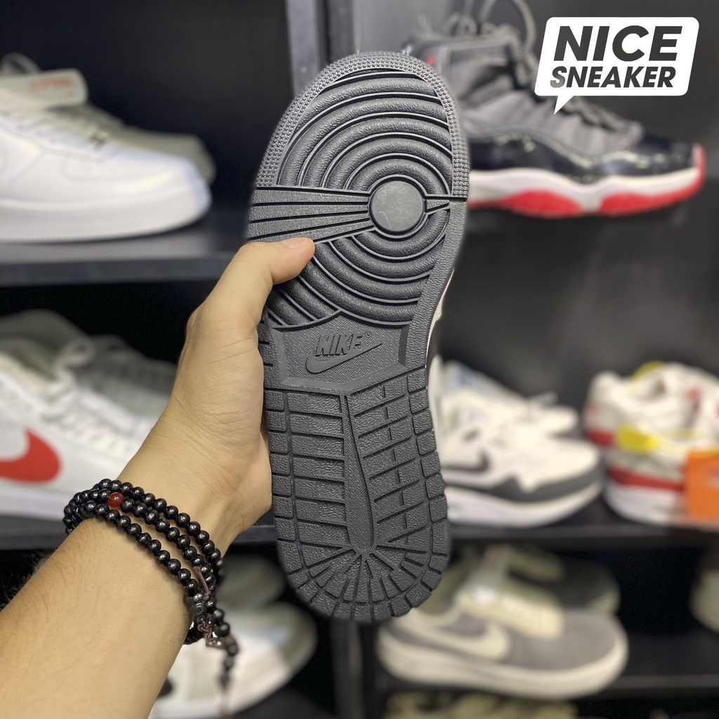 Giày Jordan 1 Mid White Black  - Phiên bản 1:1 chuẩn | Nice Sneaker