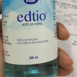 nước súc miệng EDTIO hoạt chất clorhexidin