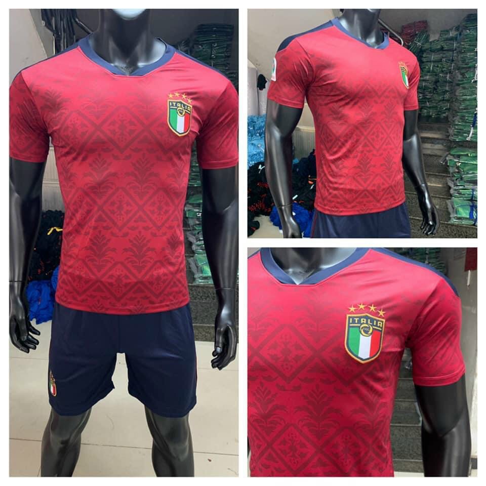 Bộ bóng đá đội tuyển Ý (Italy) màu đỏ 2021
