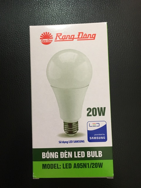 Bóng đèn led tròn Rạng Đông 20W