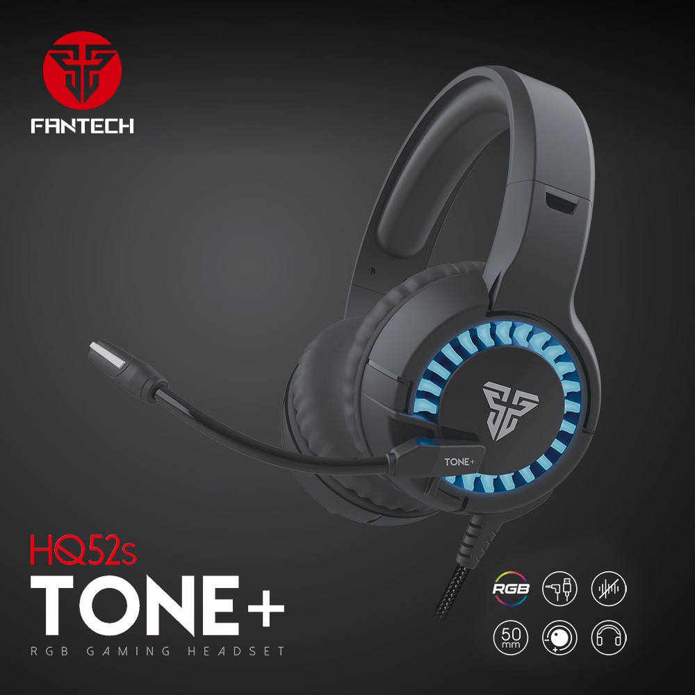 Tai Nghe Gaming Fantech + Hq52S Rgb | BigBuy360 - bigbuy360.vn