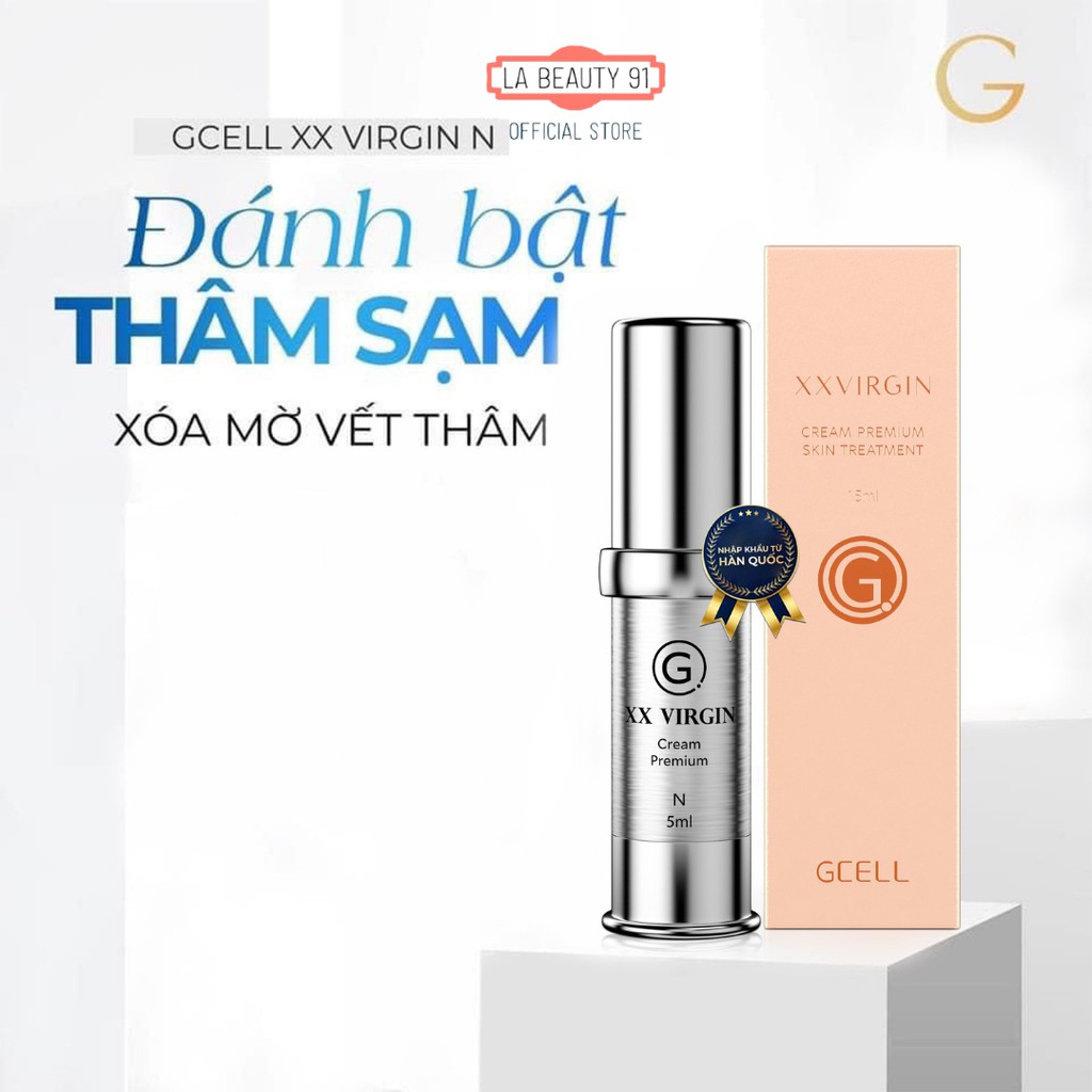 Kem Làm Hồng Nhũ Hoa Và Vùng Kín Gcell XX Virgin N 5ml Nhập Khẩu Hàn Quốc