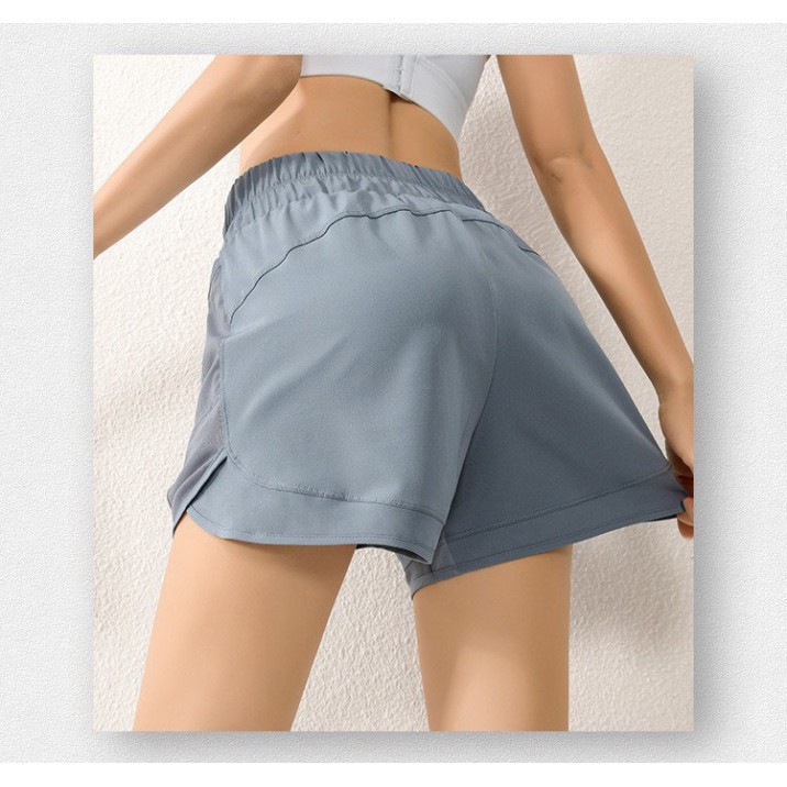 Quần Short Nữ QS02 Tập Gym,  Quần 2 lớp chất liệu cao cấp thoải mái hoạt động thể thao (QT6)