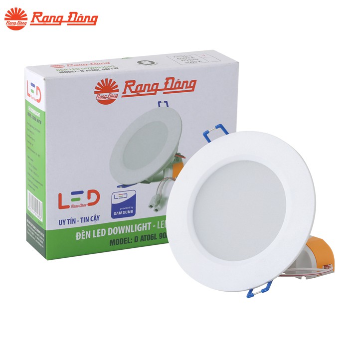 Đèn LED Âm trần Downlight Rạng Đông Model AT06 90/7W