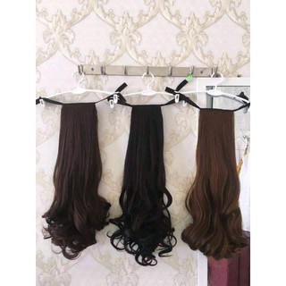 TÓC CỘT GIẢ XOĂN ĐUÔI CAO CẤP