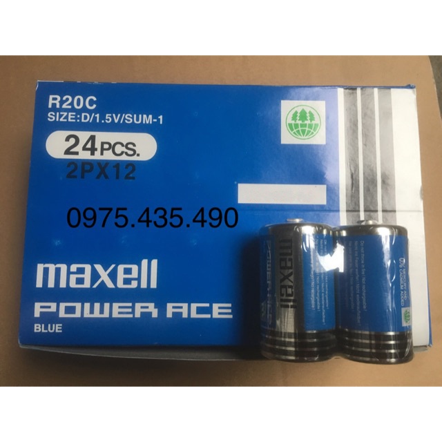 Pin Đại Maxell. 1 hộp 24 viên. Pin chính hãng.  Vi Tính Quốc Duy