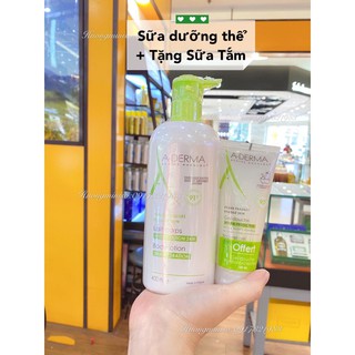 Sét Sữa dưỡng thể A-derma  pháp