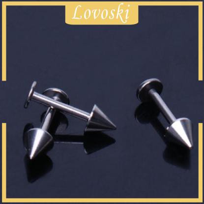 Bộ 10 khuyên môi bằng thép không gỉ an toàn 16g